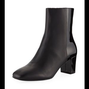Donald J Pliner Jia Leather Patent Boot Bootie